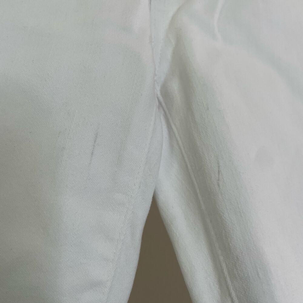 NWT Madewell Kick Out Crop Jeans‎ in Pure White Size 26 - Picture 11 of 12